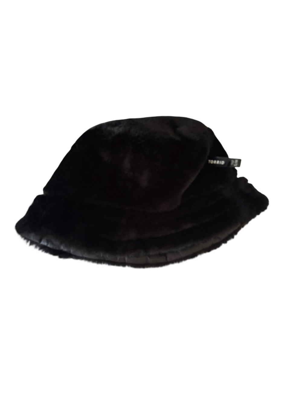 Torrid REVERSIBLE FUR/NYLON BUCKET HAT Size S/M